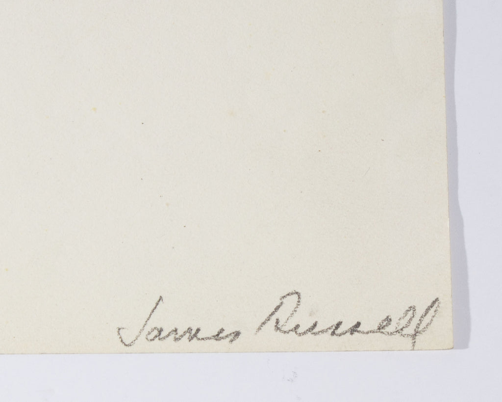 James Spencer Russell Graphite Drawing