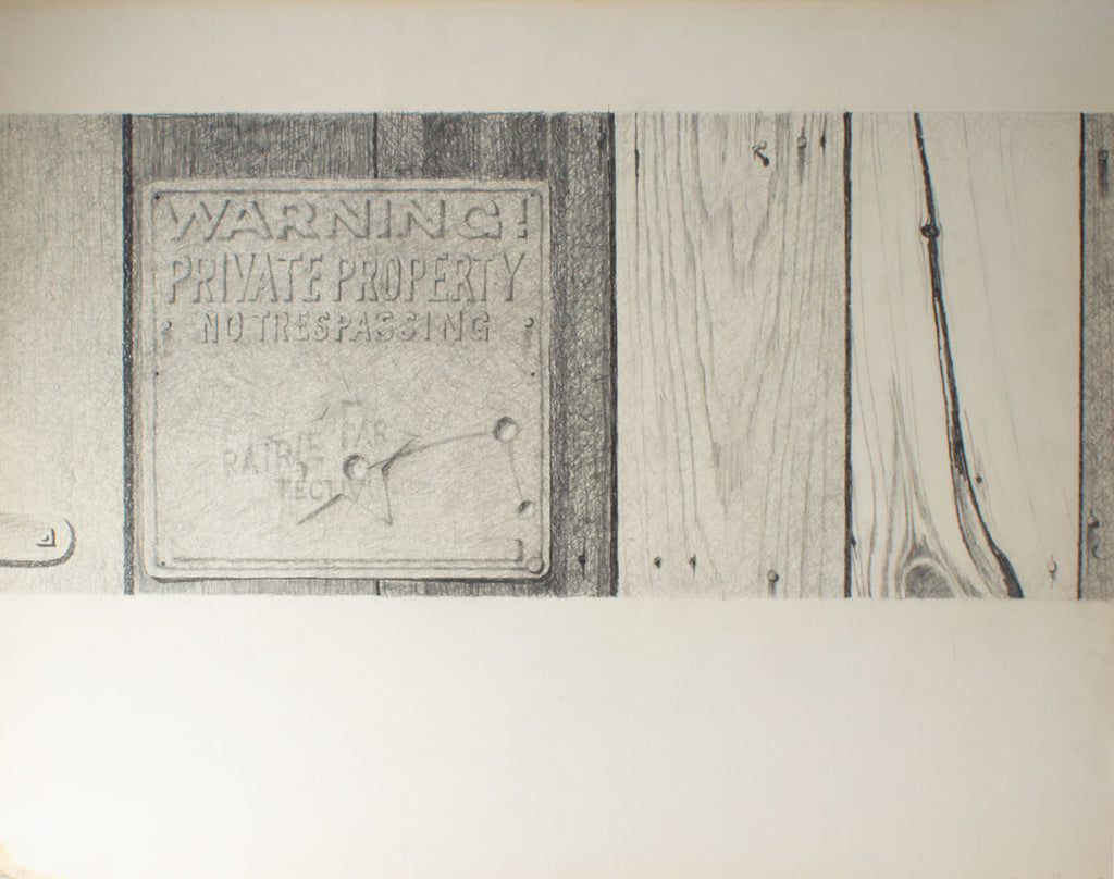 James Spencer Russell Graphite Drawing
