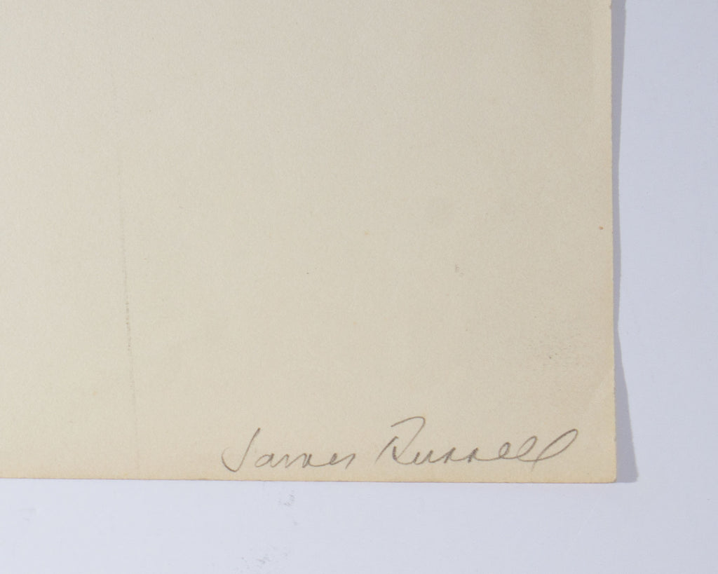 James Spencer Russell Graphite Drawing