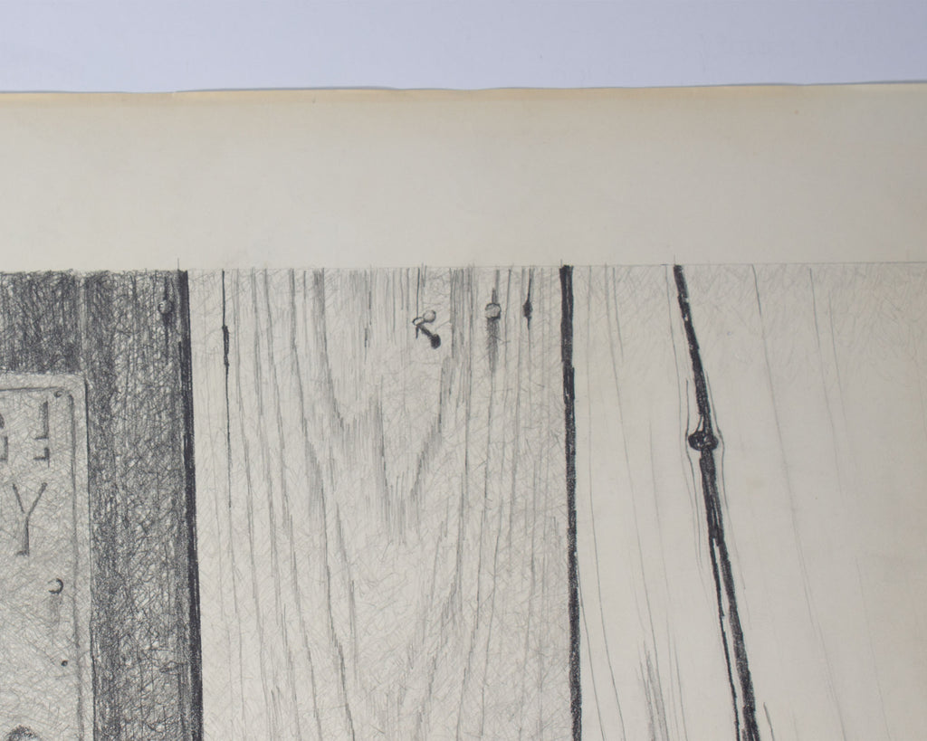 James Spencer Russell Graphite Drawing