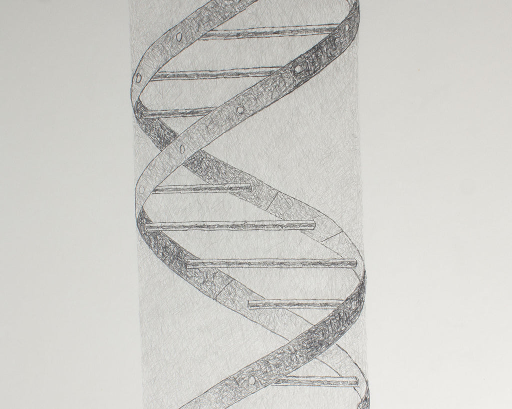 James Spencer Russell “Clyde Stairway 2” Graphite Drawing