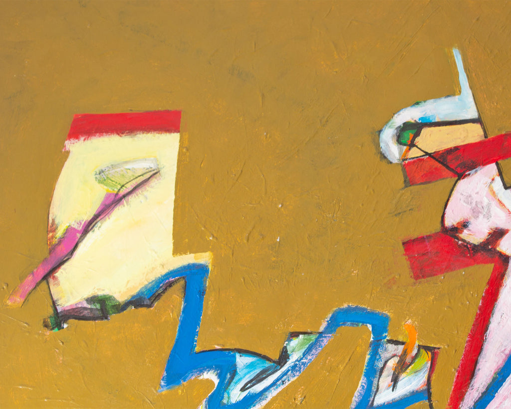 James L. Bruch 2012 Abstract Acrylic on Paper Painting