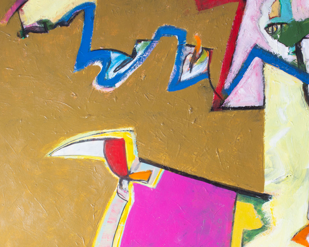 James L. Bruch 2012 Abstract Acrylic on Paper Painting