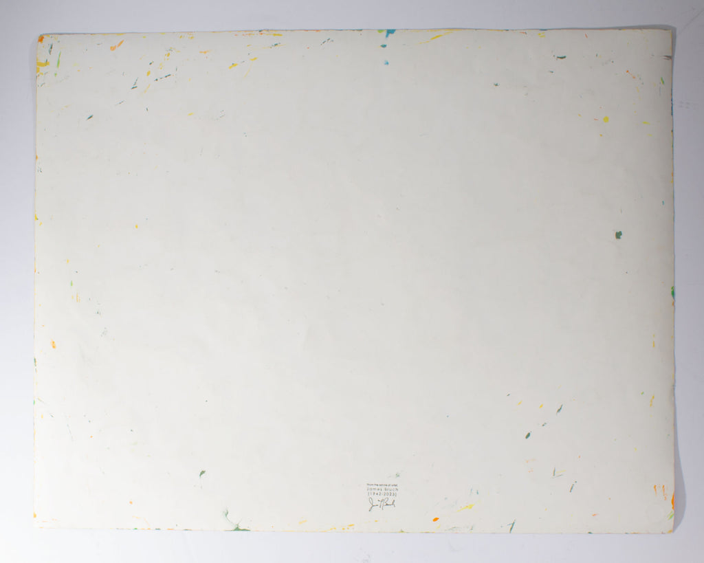 James L. Bruch Abstract Acrylic on Paper Painting