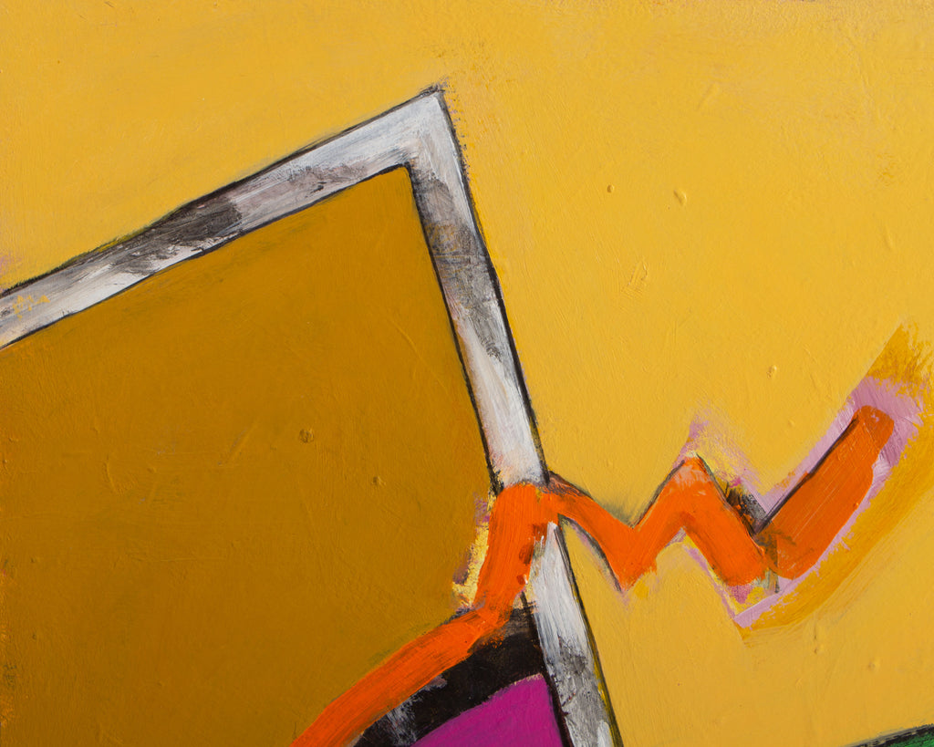 James L. Bruch Abstract Acrylic on Paper Painting