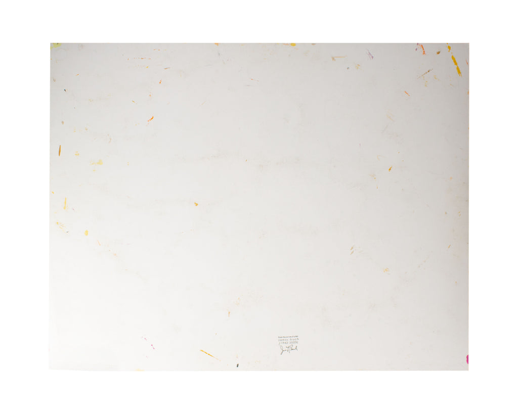 James L. Bruch Abstract Acrylic on Paper Painting