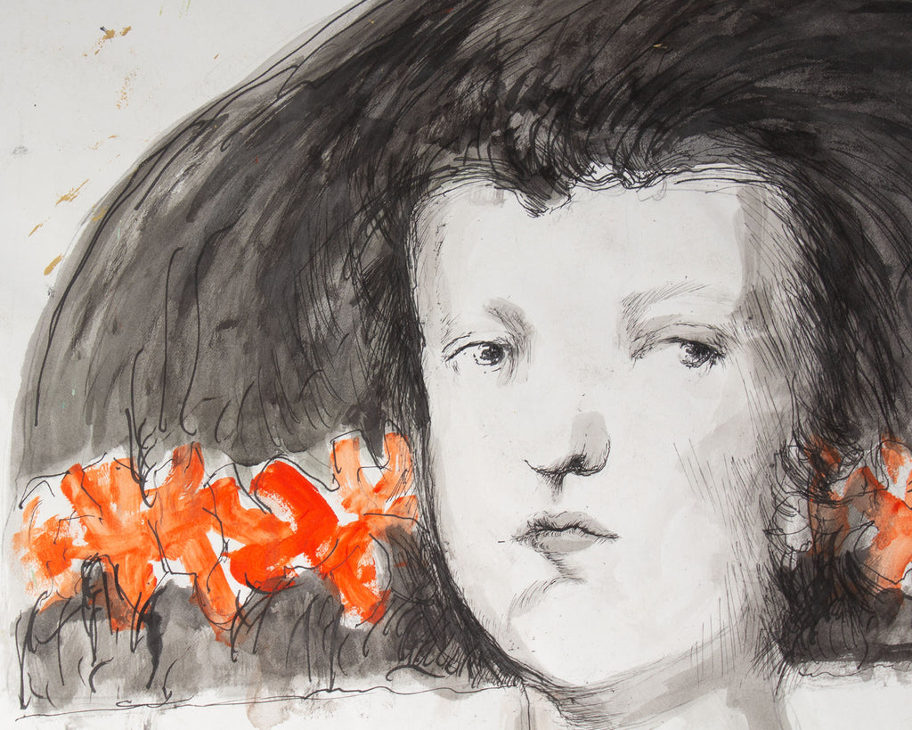 James L. Bruch “Queen Mariana by Diego Velázquez” Mixed Media Painting