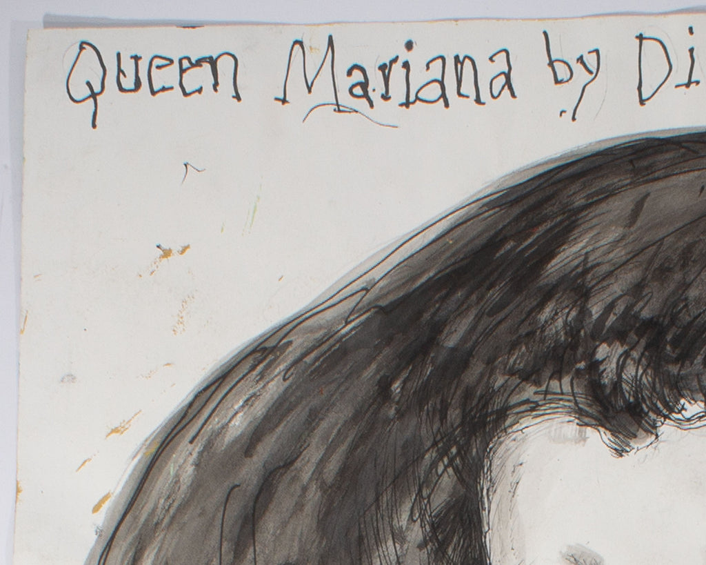 James L. Bruch “Queen Mariana by Diego Velázquez” Mixed Media Painting