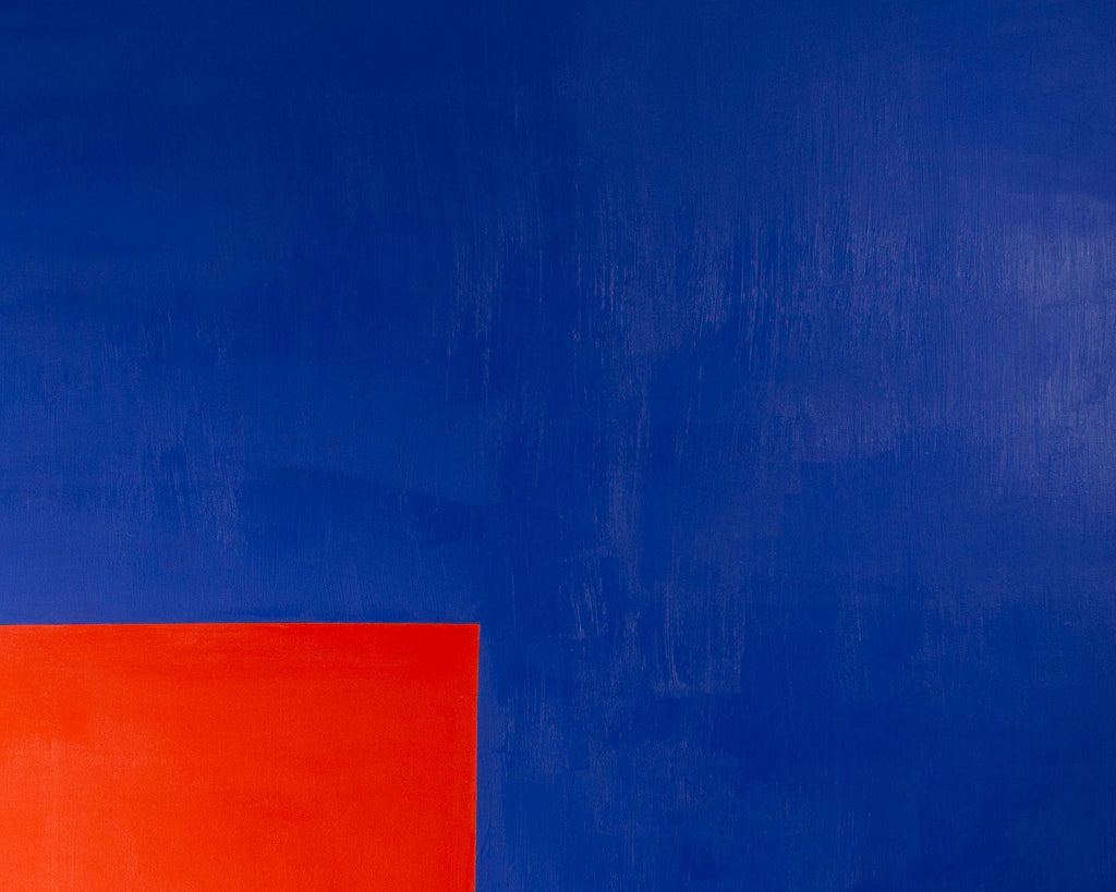 Mid-Century Abstract Acrylic on Canvas Painting