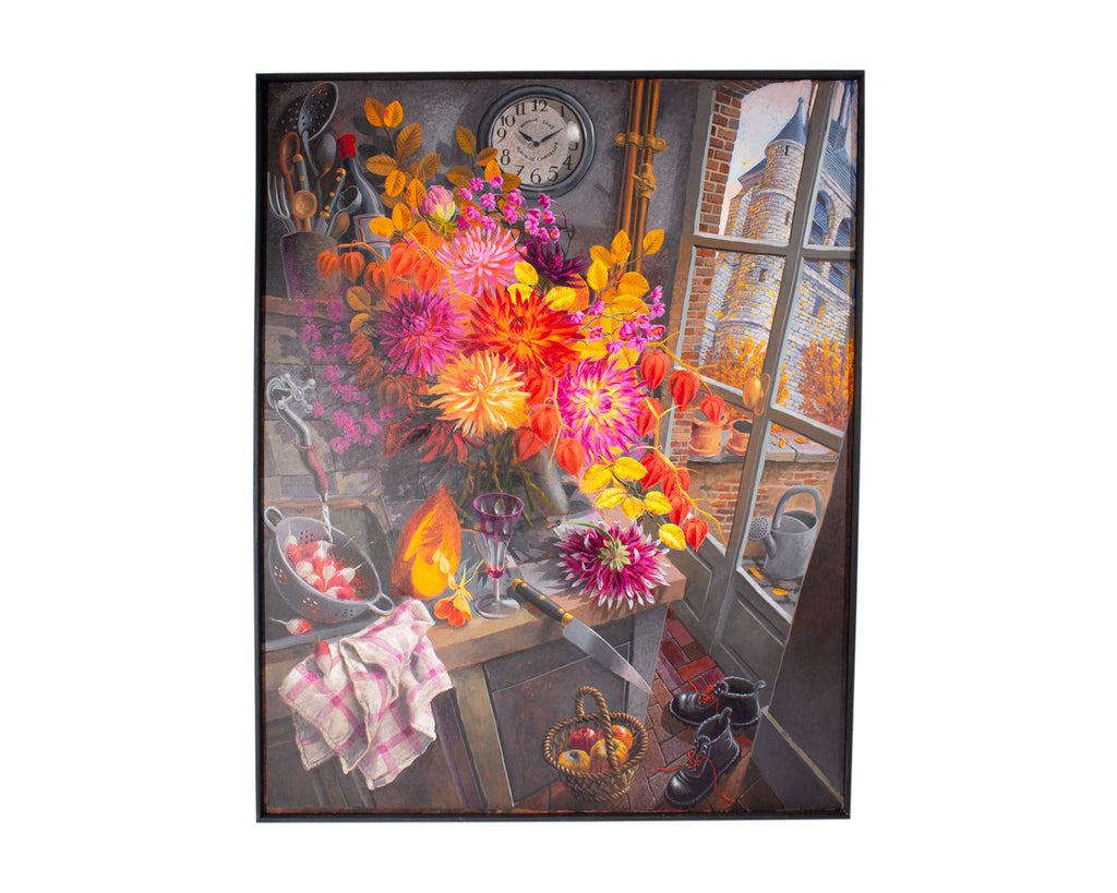 Alain Le Chatelier 2008 Acrylic on Canvas Still Life Painting