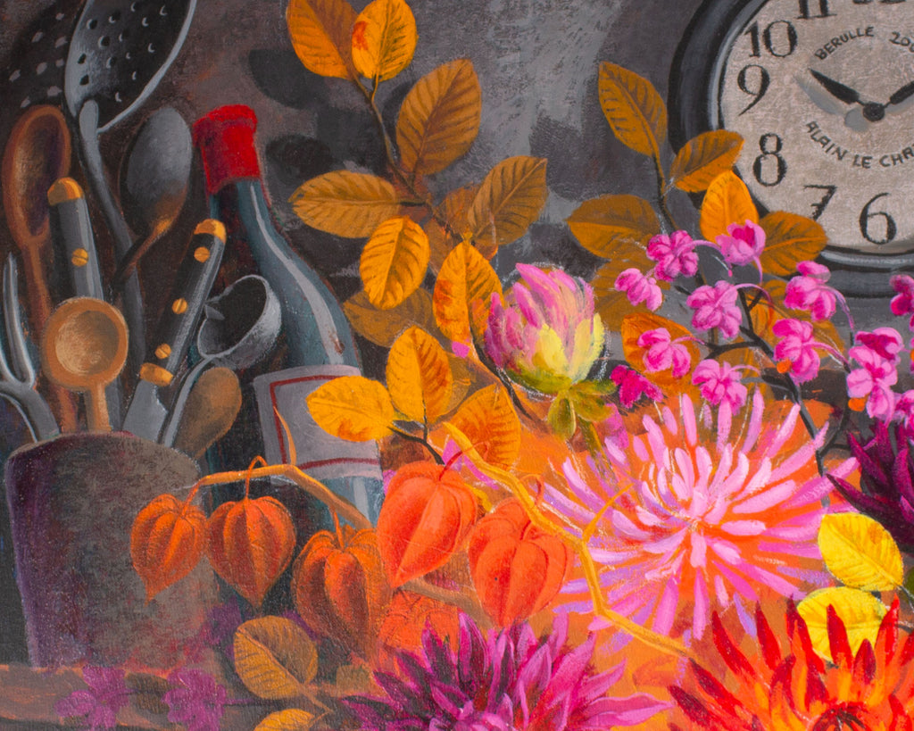 Alain Le Chatelier 2008 Acrylic on Canvas Still Life Painting
