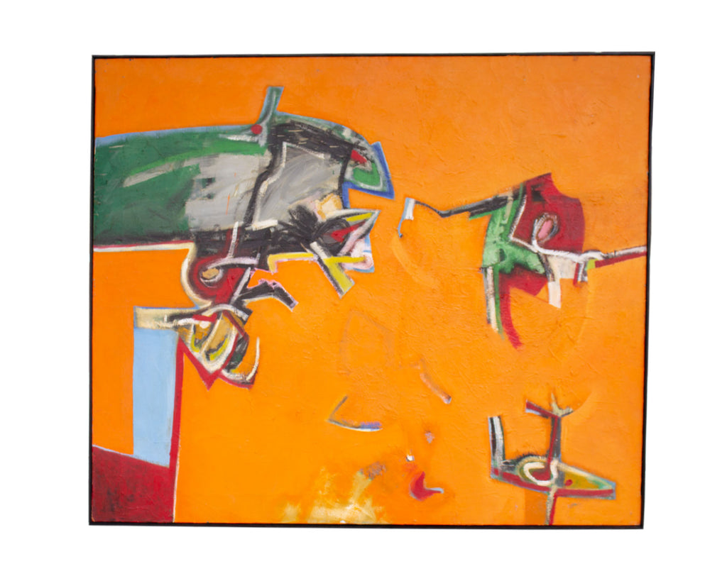 James L. Bruch Abstract Oil Painting on Canvas