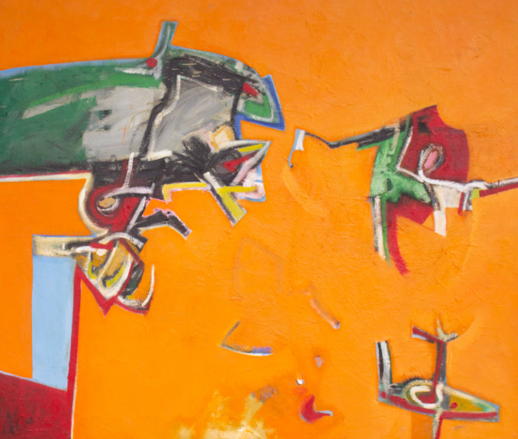 James L. Bruch Abstract Oil Painting on Canvas