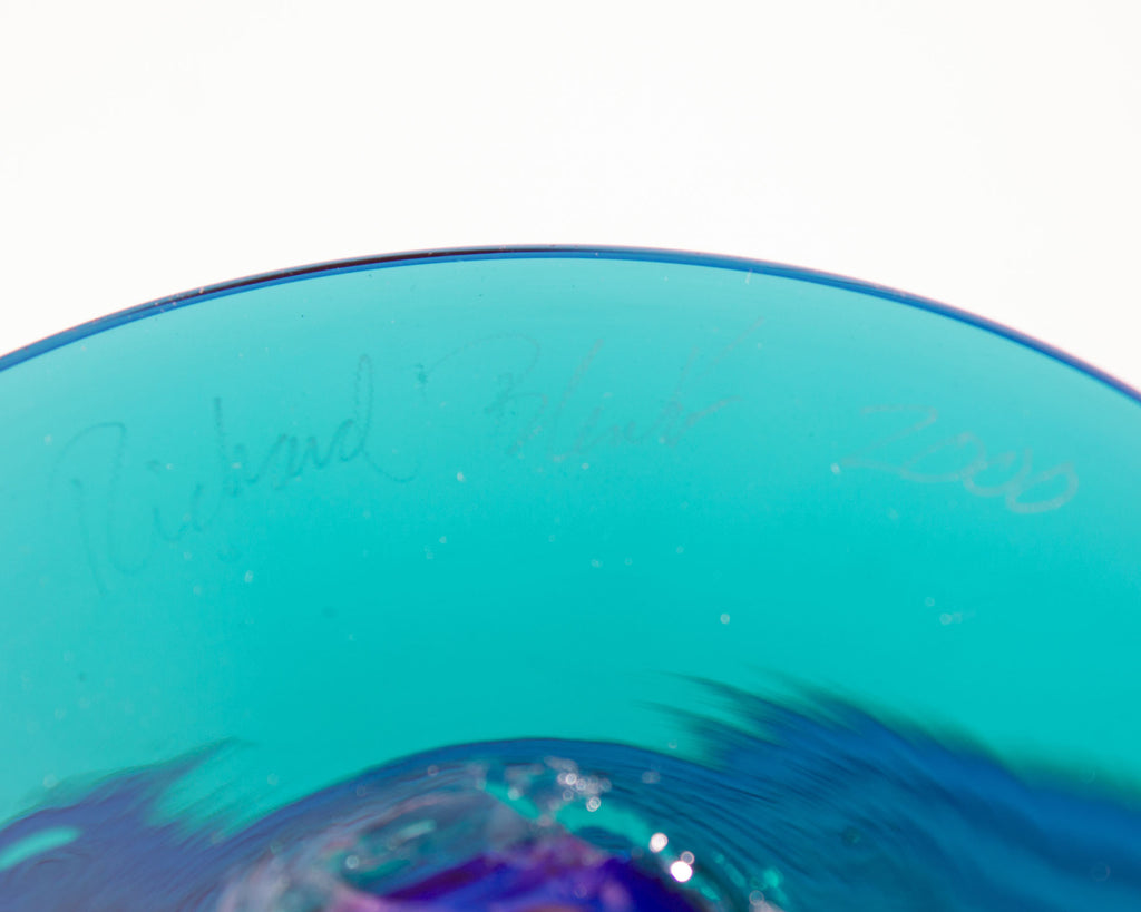 Richard Blenko 2000 Glass Compote