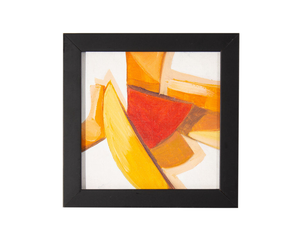 Vern Rader Acrylic on Board Abstract Painting