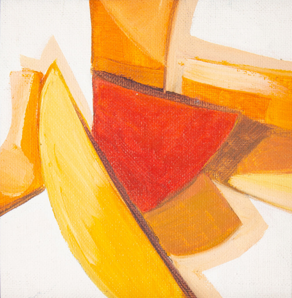Vern Rader Acrylic on Board Abstract Painting