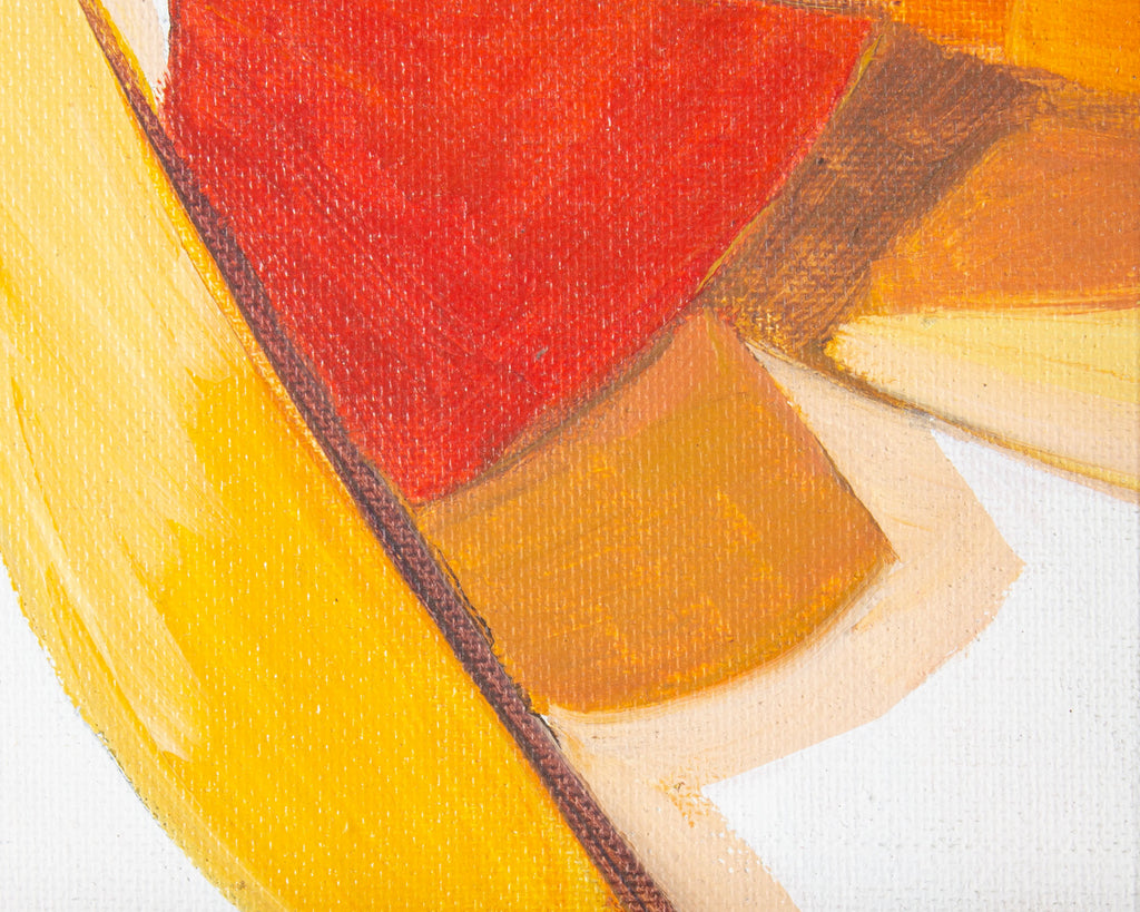 Vern Rader Acrylic on Board Abstract Painting