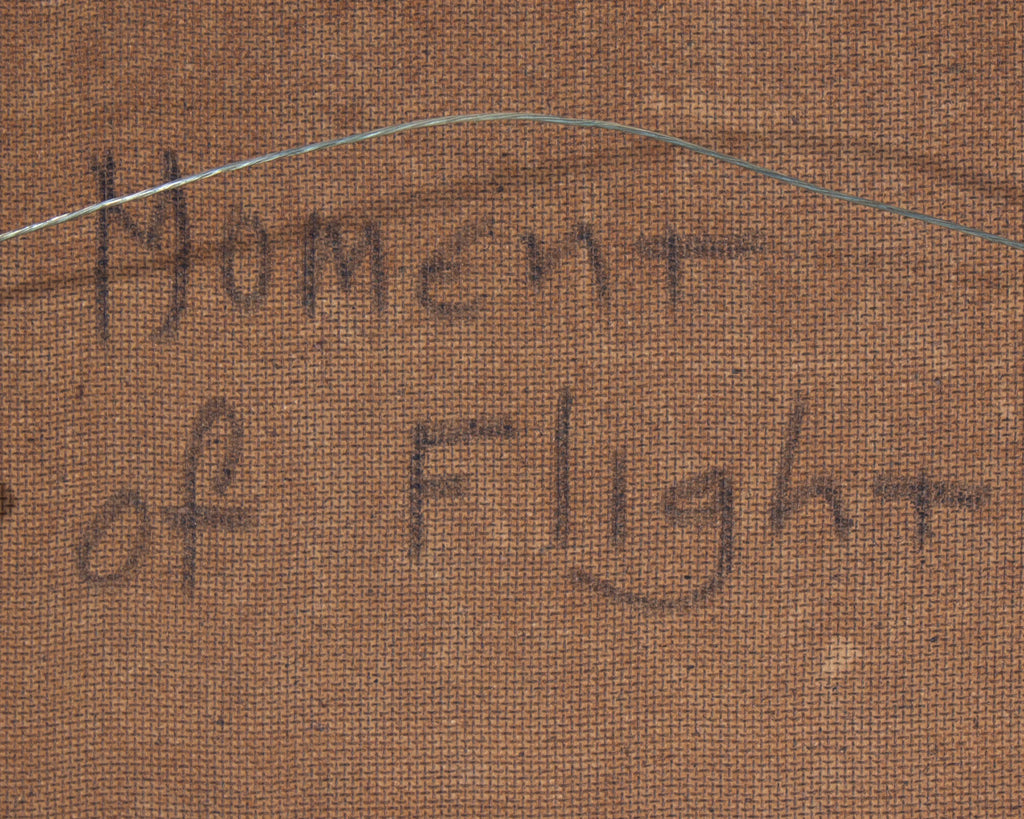 Leonardo Nierman “Moment of Flight” Abstract Oil on Board Painting