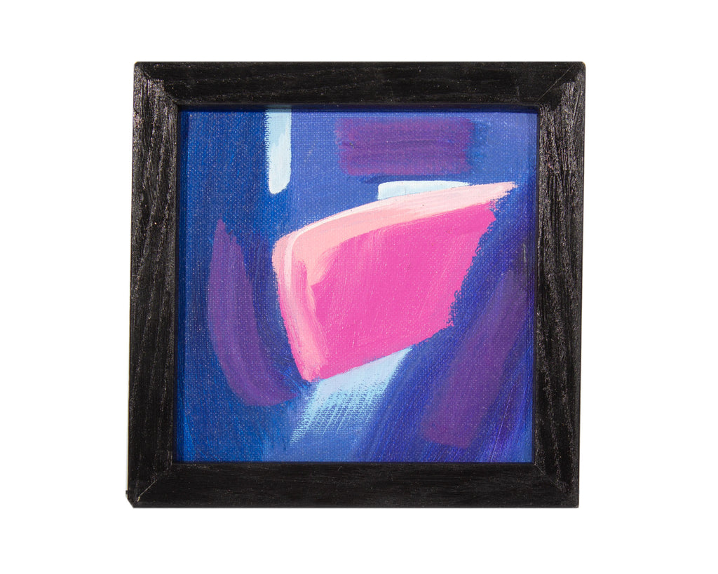 Vern Rader Abstract Acrylic on Board Painting