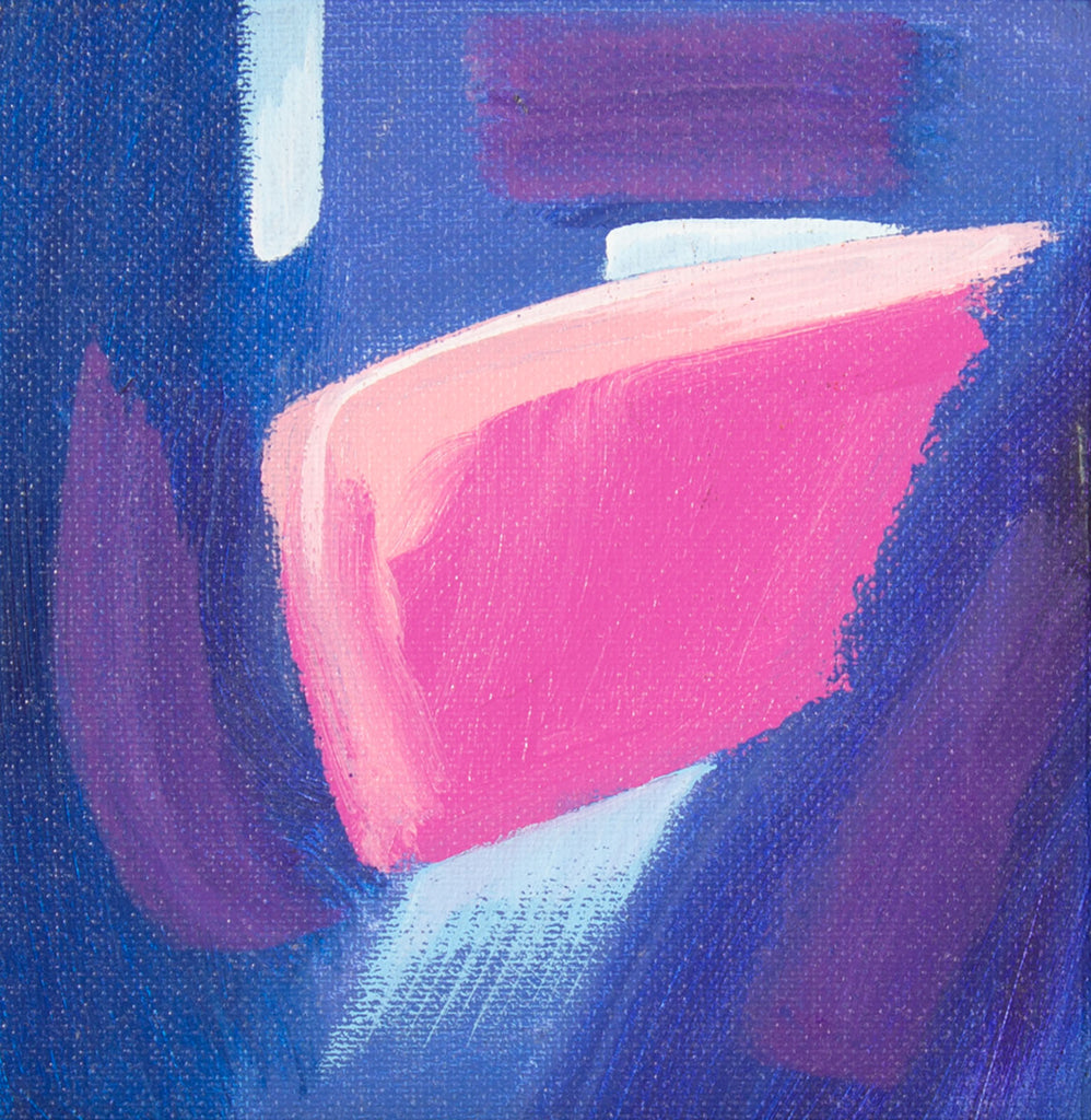 Vern Rader Abstract Acrylic on Board Painting