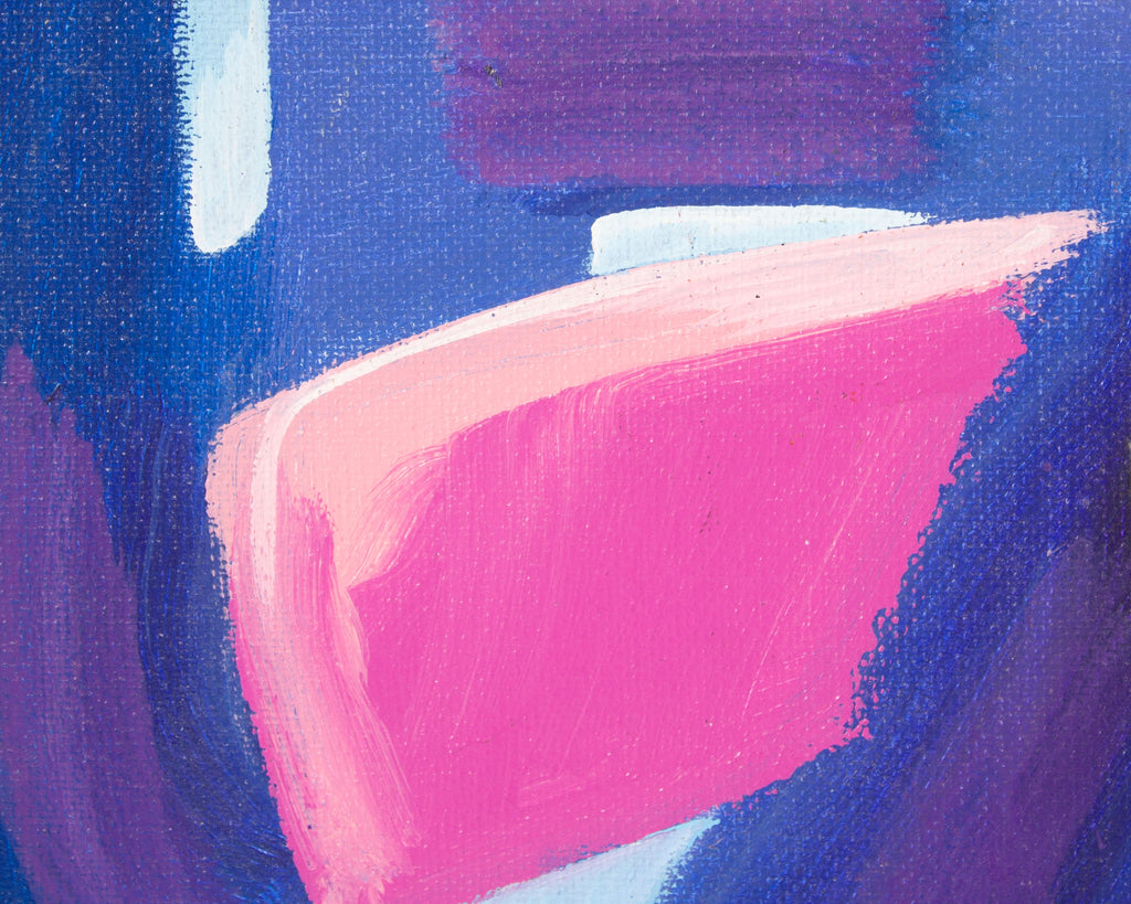 Vern Rader Abstract Acrylic on Board Painting