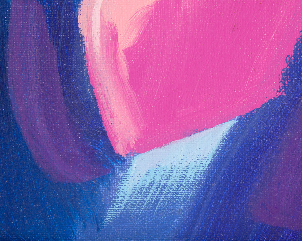 Vern Rader Abstract Acrylic on Board Painting