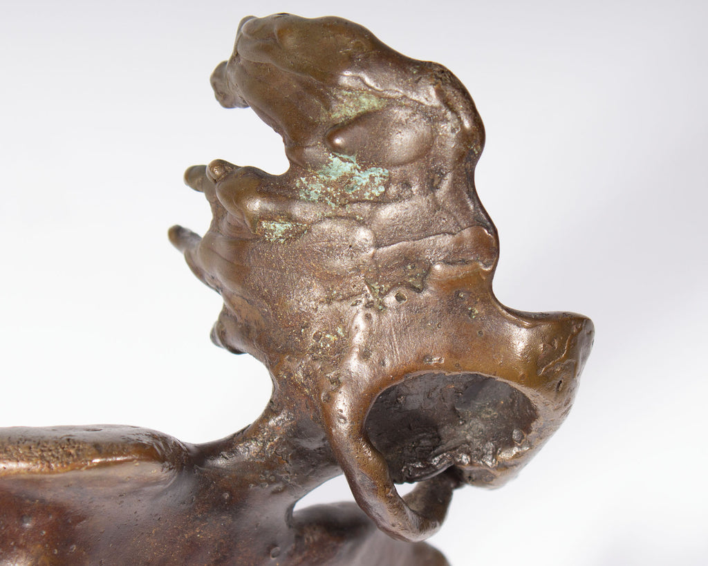 Mid-Century Bronze Brutalist Sculpture of a Female Figure