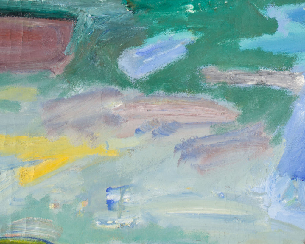 Abbott Pattison Oil on Canvas Painting of a Lighthouse