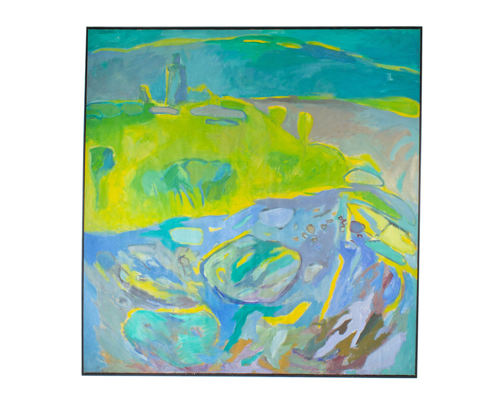 Abbott Pattison Abstract Oil on Canvas Painting