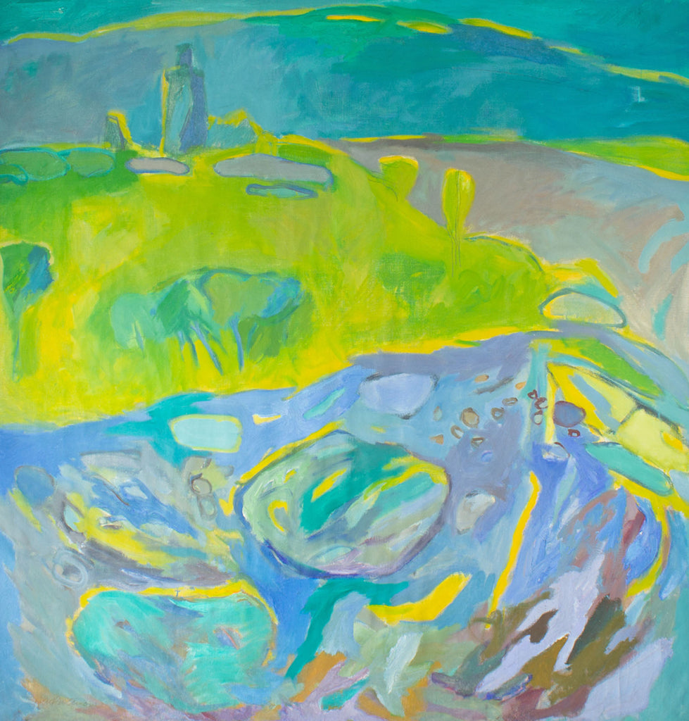 Abbott Pattison Abstract Oil on Canvas Painting