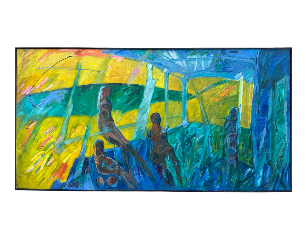 Abbott Pattison “Painting Porch” Oil on Canvas Painting