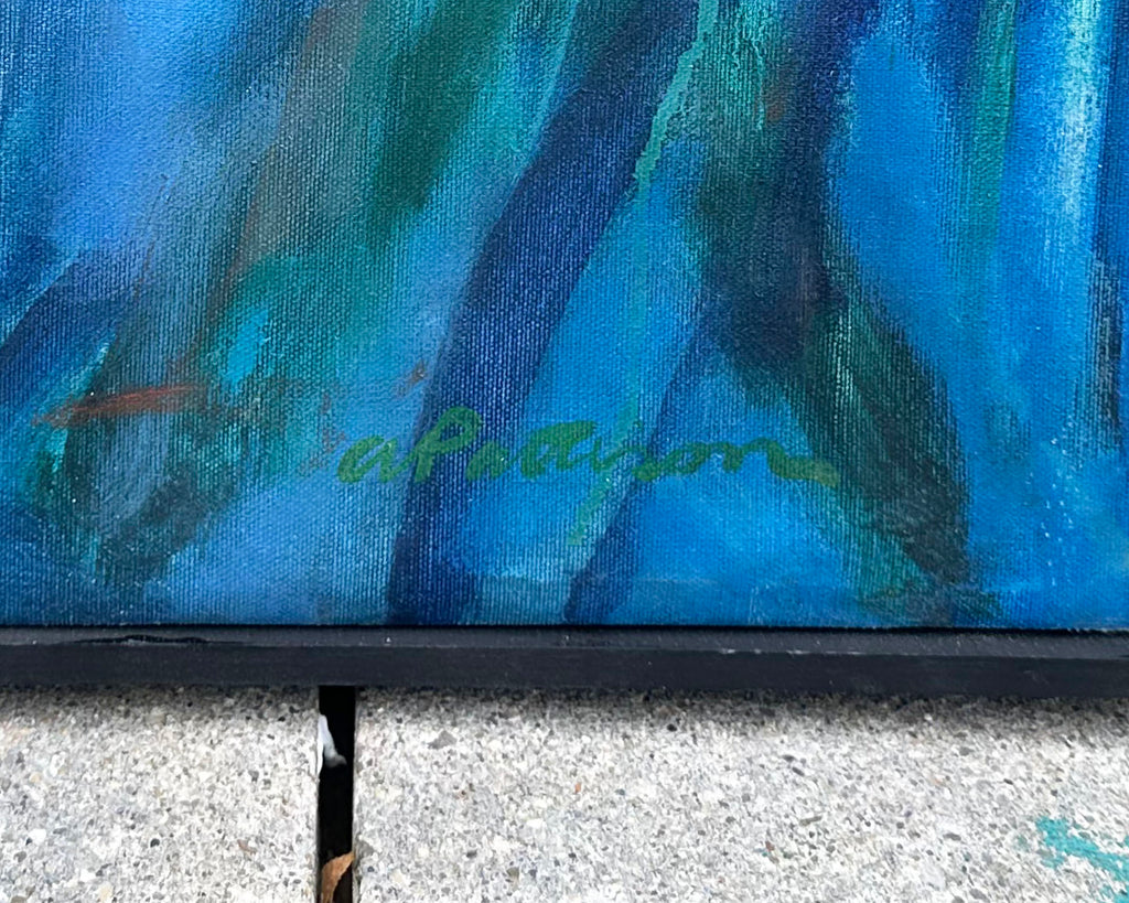 Abbott Pattison “Painting Porch” Oil on Canvas Painting