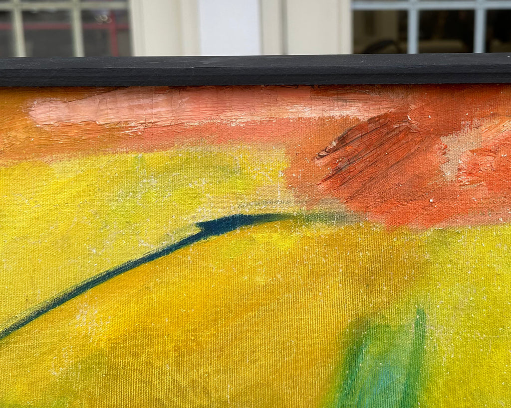 Abbott Pattison “Painting Porch” Oil on Canvas Painting