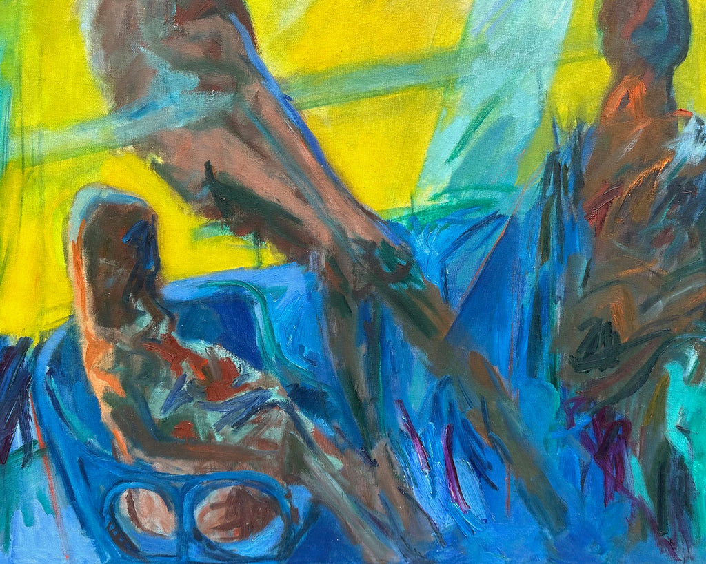 Abbott Pattison “Painting Porch” Oil on Canvas Painting