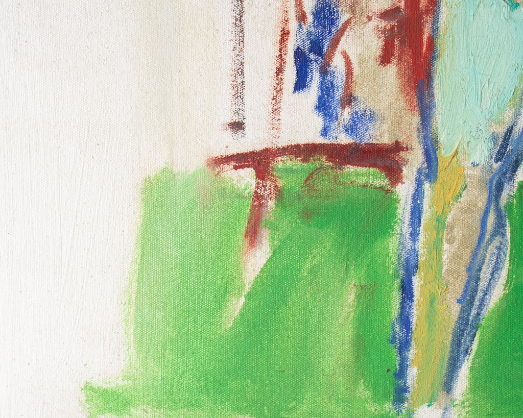 Abbott Pattison 1976 “Kristen” Oil on Canvas Painting of a Female Figure