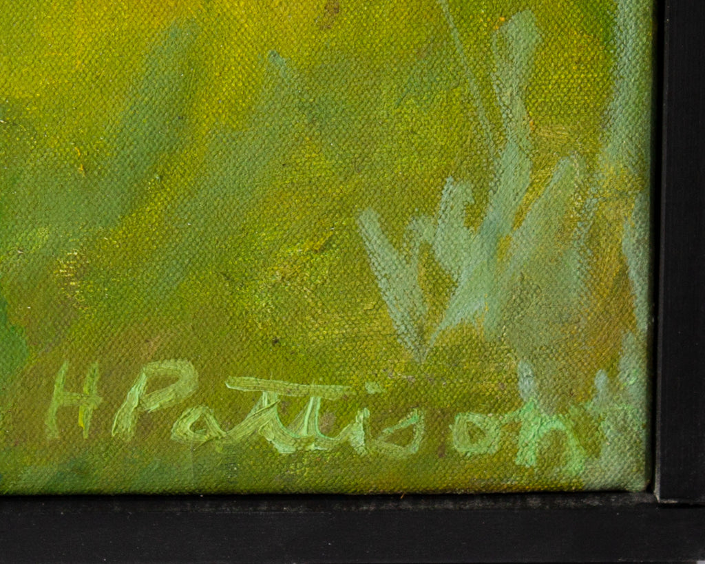 Harry Pattison Oil on Canvas Painting of a Town