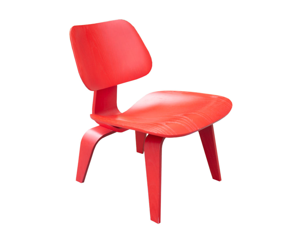 Eames Herman Miller Red LCW Chair