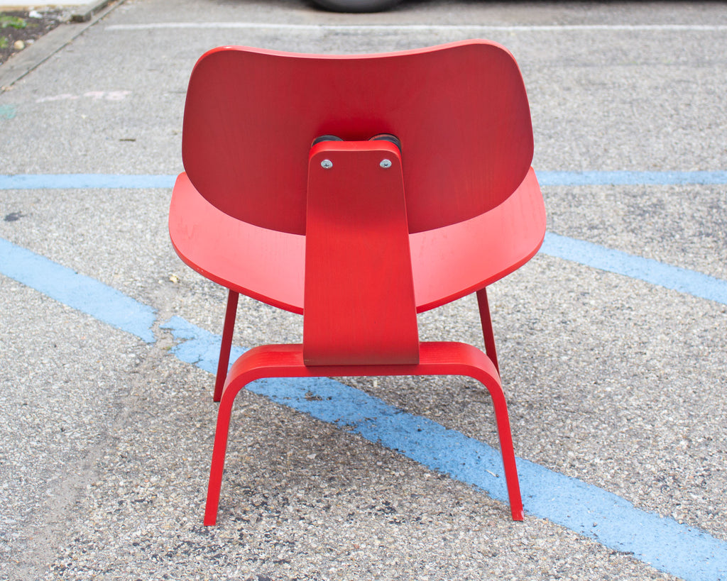 Eames Herman Miller Red LCW Chair