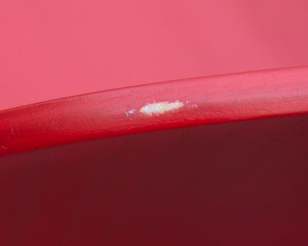 Eames Herman Miller Red LCW Chair