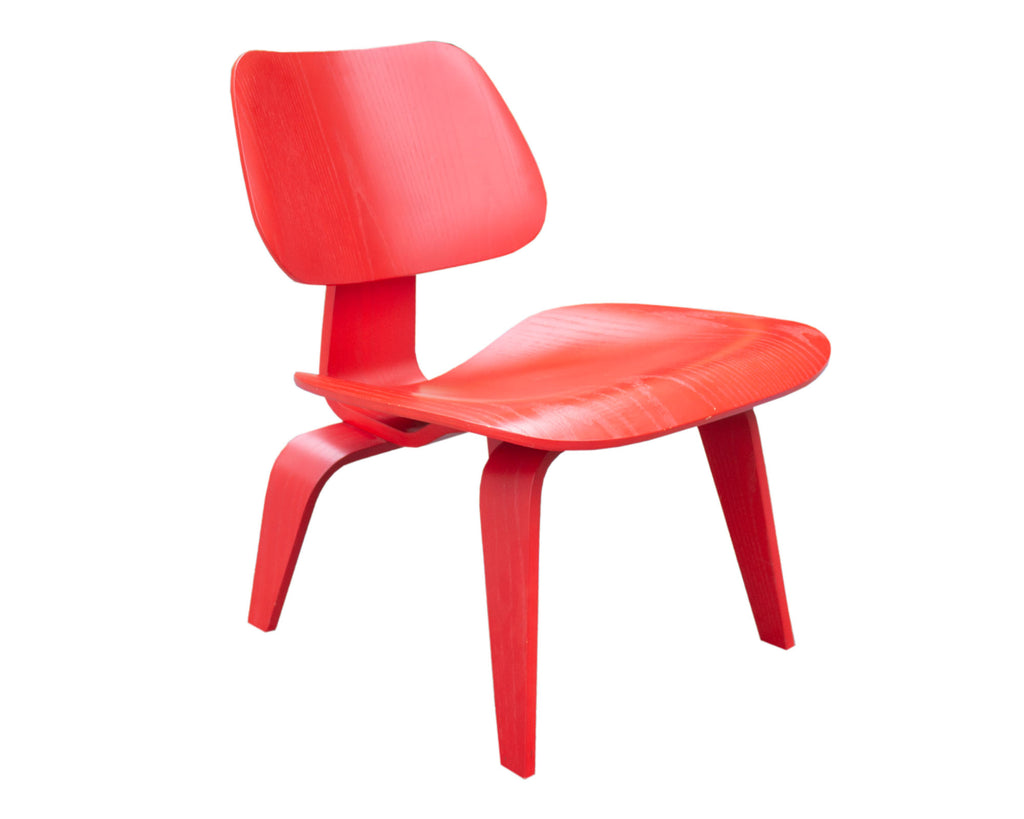 Eames Herman Miller Red LCW Chair
