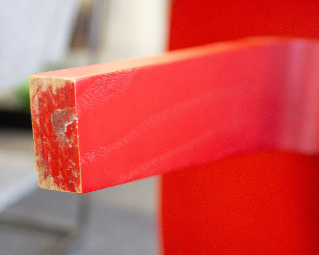 Eames Herman Miller Red LCW Chair