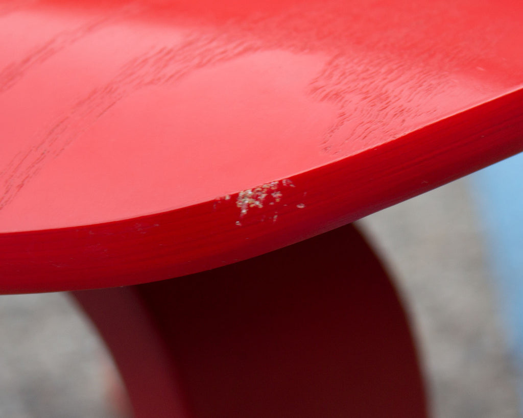 Eames Herman Miller Red LCW Chair