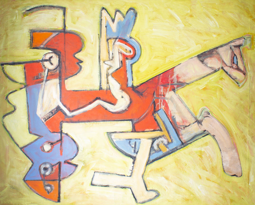 James Bruch Abstract Oil Painting on Canvas