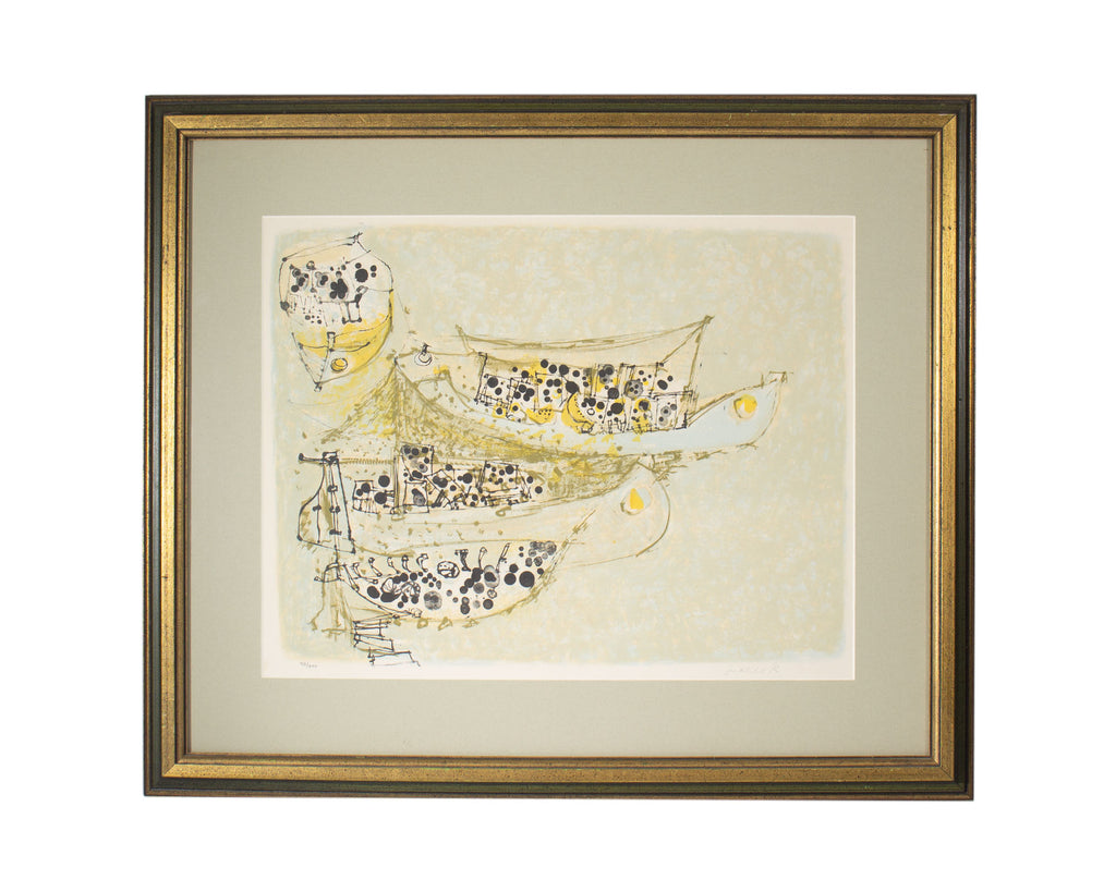 Marco Richterich Abstract Lithograph Print