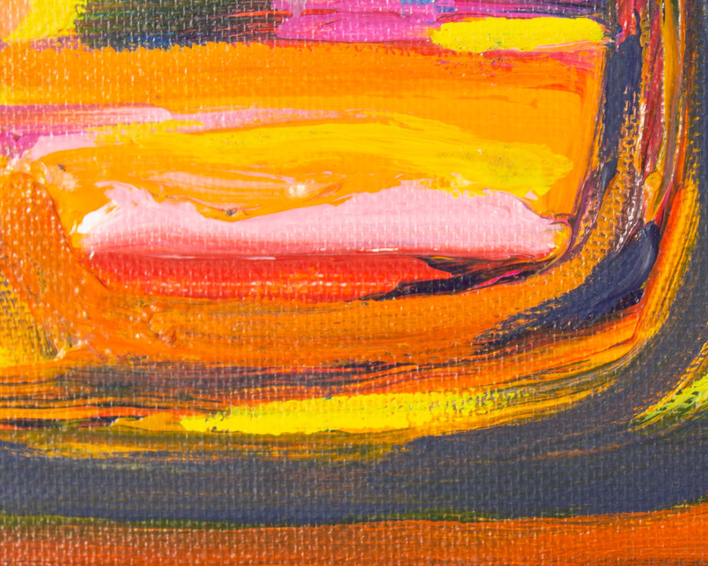 Vern Rader “Silence” Abstract Acrylic on Board Painting