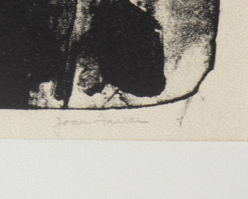 Joan Farrar “Silence” Abstract Lithograph Print