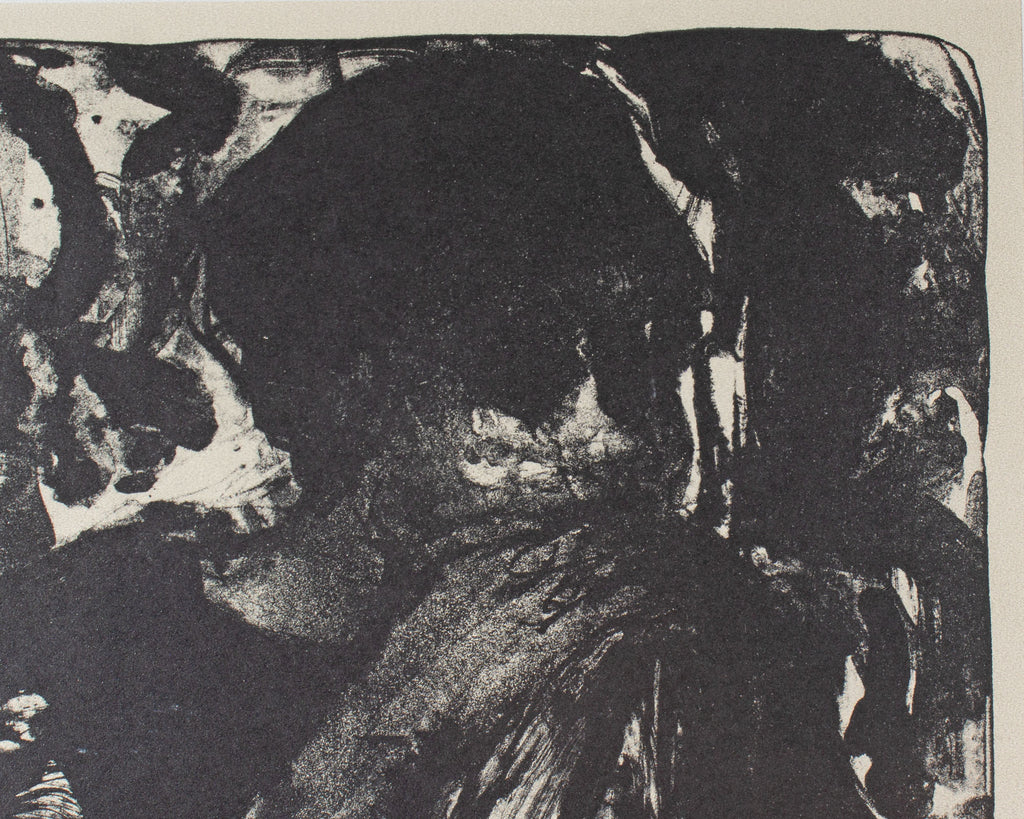 Joan Farrar “Silence” Abstract Lithograph Print