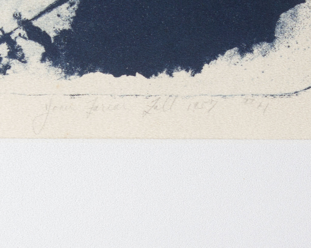 Joan Farrar 1957 Abstract Lithograph Print
