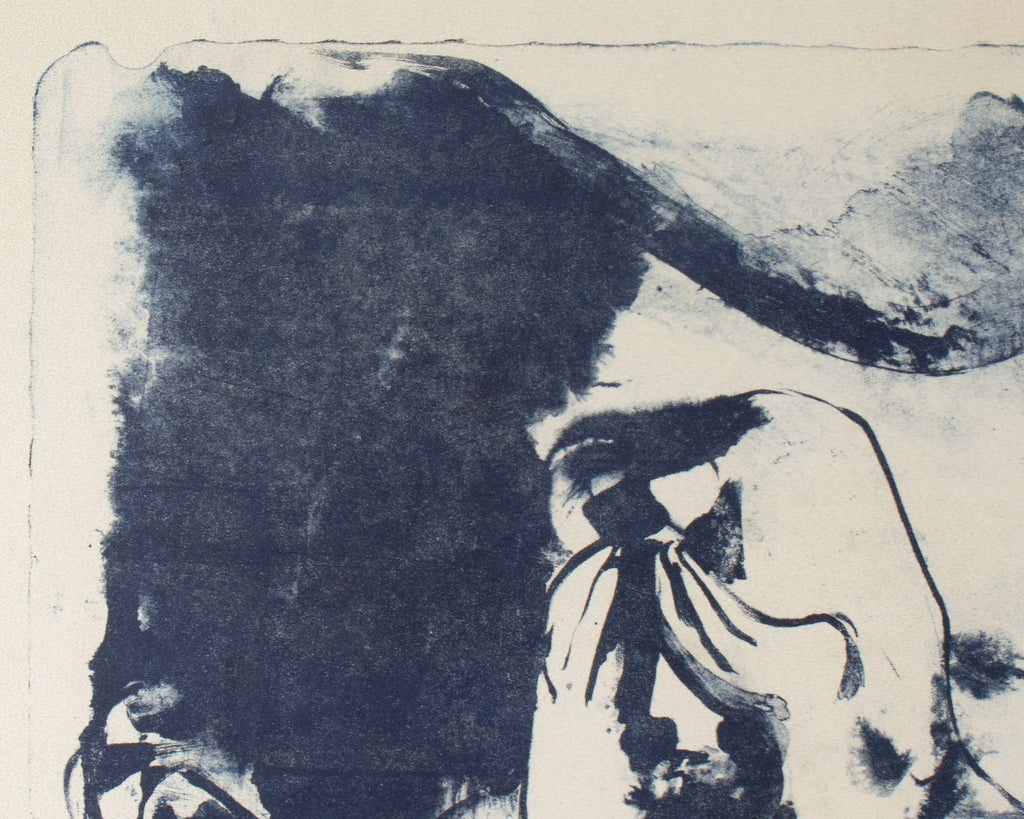 Joan Farrar 1957 Abstract Lithograph Print