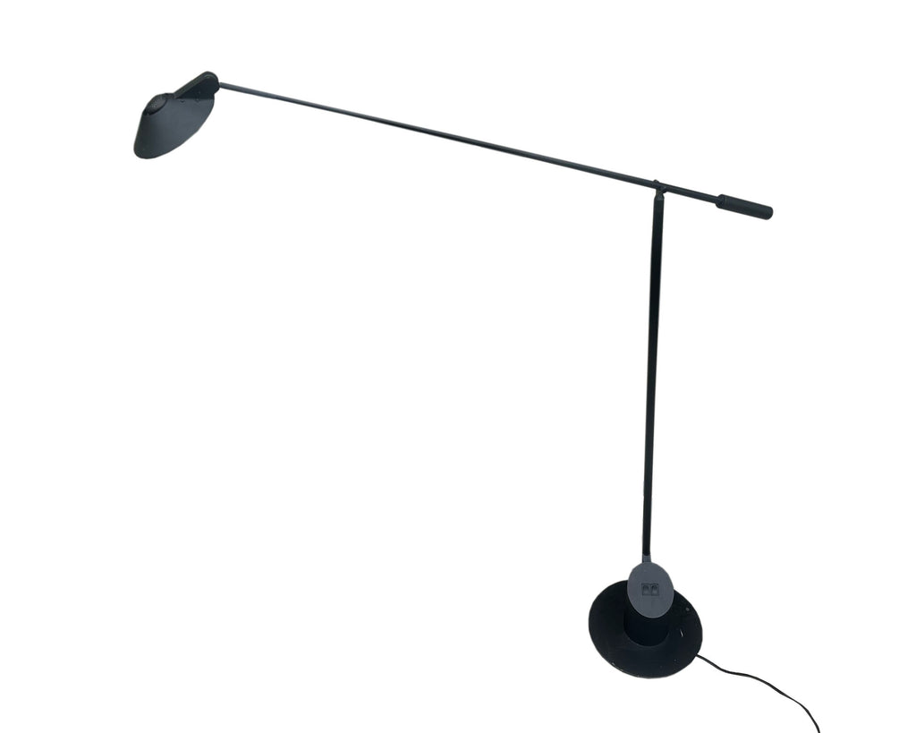 Robert Sonneman Kovacs Feather Black Postmodern Floor Lamp
